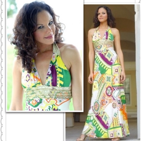 Mary L. Couture exotic dress - Picture 2 of 4